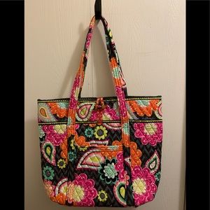 Vera Bradley Ziggie Zinnia Large Tote